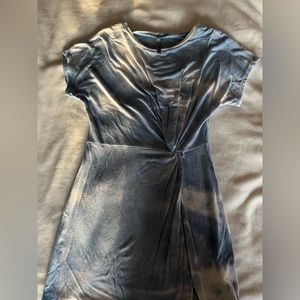 Boutique bought blue tie-dye mini dress by Jolene, Size XS/S